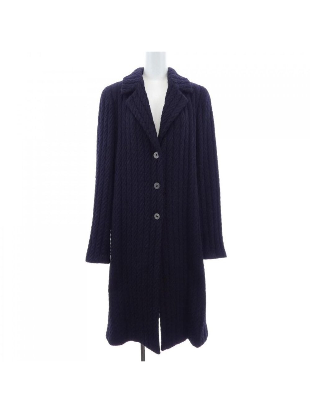 Chanel Vintage Coat Navy